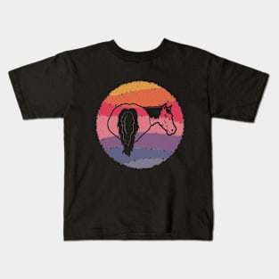 A horse from behind orb Kids T-Shirt